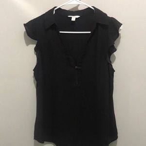 Candies black short sleeve top